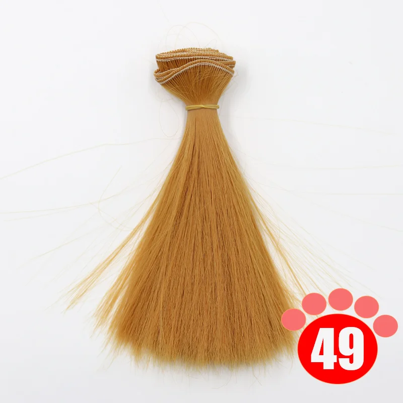 Msiredoll bjd wig 15*100CM or 20*100CM or 25*100CM doll hair for 1/3 1/4 1/6  straight hair doll hair bjd wig diy Free shipping 8