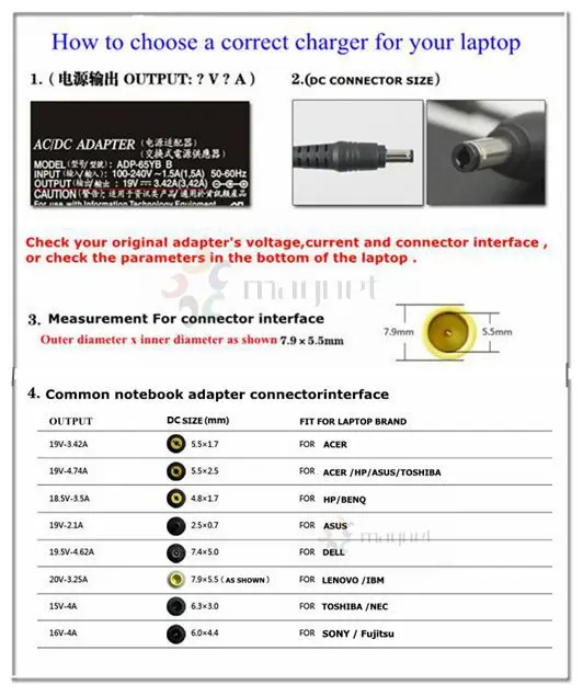 12V 3A 2A AC DC адаптер питания зарядное устройство для LG W1943S E1948S LCAP07F E2260 ADS-24NP-12-1 12024G ЖК-монитор 6,5 мм с контактом внутри