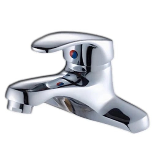 

Free shipping Sanitary product Bathroom Dual hole Single Handle Basin Mixer Water Faucet Bathroom Sink hot and Comd water tap
