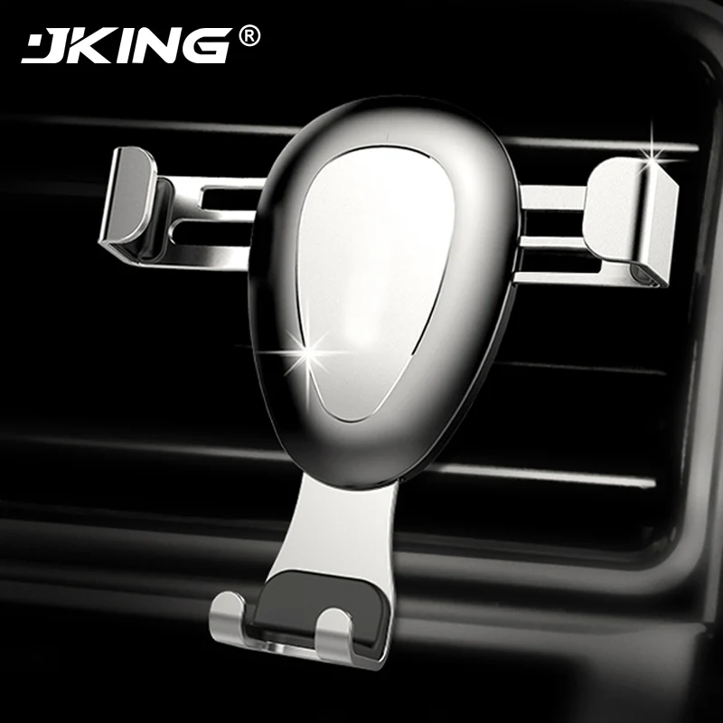 JKING Car Phone Holder Universal 4-6 inch Mobile Air Vent Mount For iPhone Samsung Gravity Bracket | Мобильные телефоны и