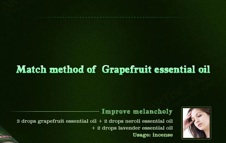 ARTISCARE грейпфрут чистое эфирное масло 10 мл глубокое очищение подтяжки кожи Регулировка жирной кожи и Акне Массажное масло уход за кожей