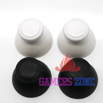 

6PCS White Black Replacement Part Thumbstick Analog Stick Cap For Nintendo WII Controller