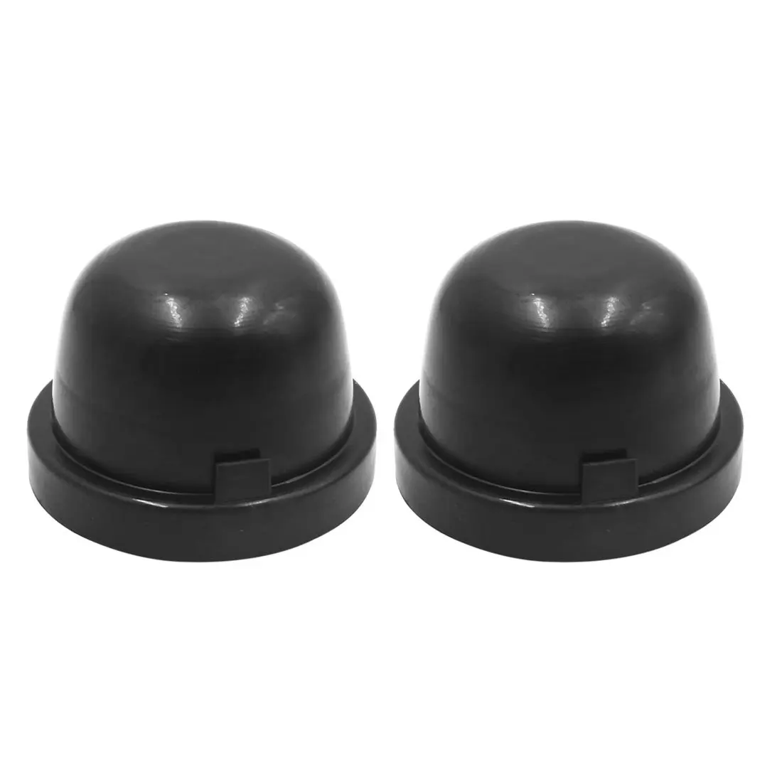2pcs 4583mm Dia Car Headlight Cover Rubber Waterproof Dustproof Car