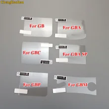 Chenghaorano película protetora de tela, película de plástico transparente para gb gba gbc gba sp, 1 peça