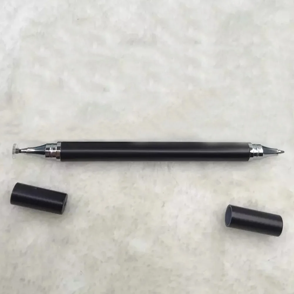 

2 In 1 Metal Portable Fine Tip Capacitive Screen Smooth Precise For Phone Tablet Gift Lightweight Stylus Pen Students Drawing