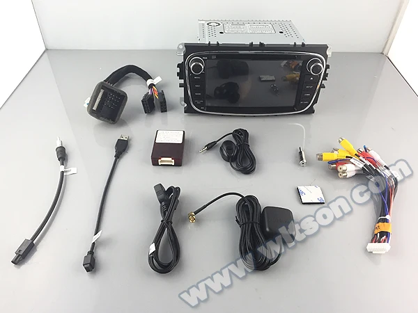 Perfect 7" Android 9.0 Pie OS Car DVD Multimedia Navigation GPS Radio for Ford Focus 2008-2011 & S-Max 2008-2011 & Galaxy 2011-2012 4