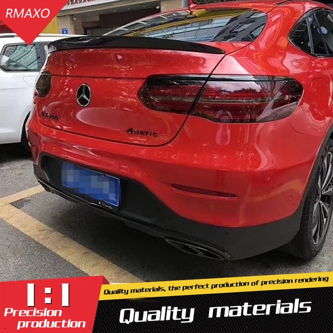 

For Benz GLC Coupe GLC300 GLC200 Spoiler Carbon Fiber Car Rear Wing Primer Color Rear Spoiler For Benz GLC260 GLC300 Spoiler