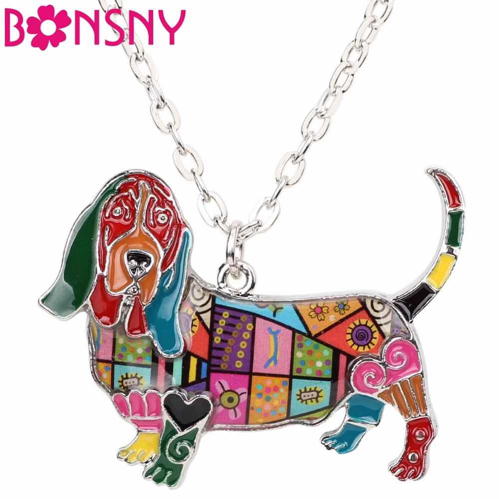 basset hound necklace