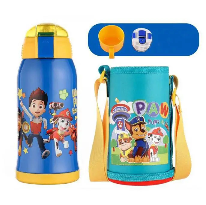 Подлинный термос Paw Patrol PC0130 с двойной крышкой для детей, 316 нержавеющая сталь, 550 мл, термос, игрушка для детей на день рождения, подарок - Цвет: C