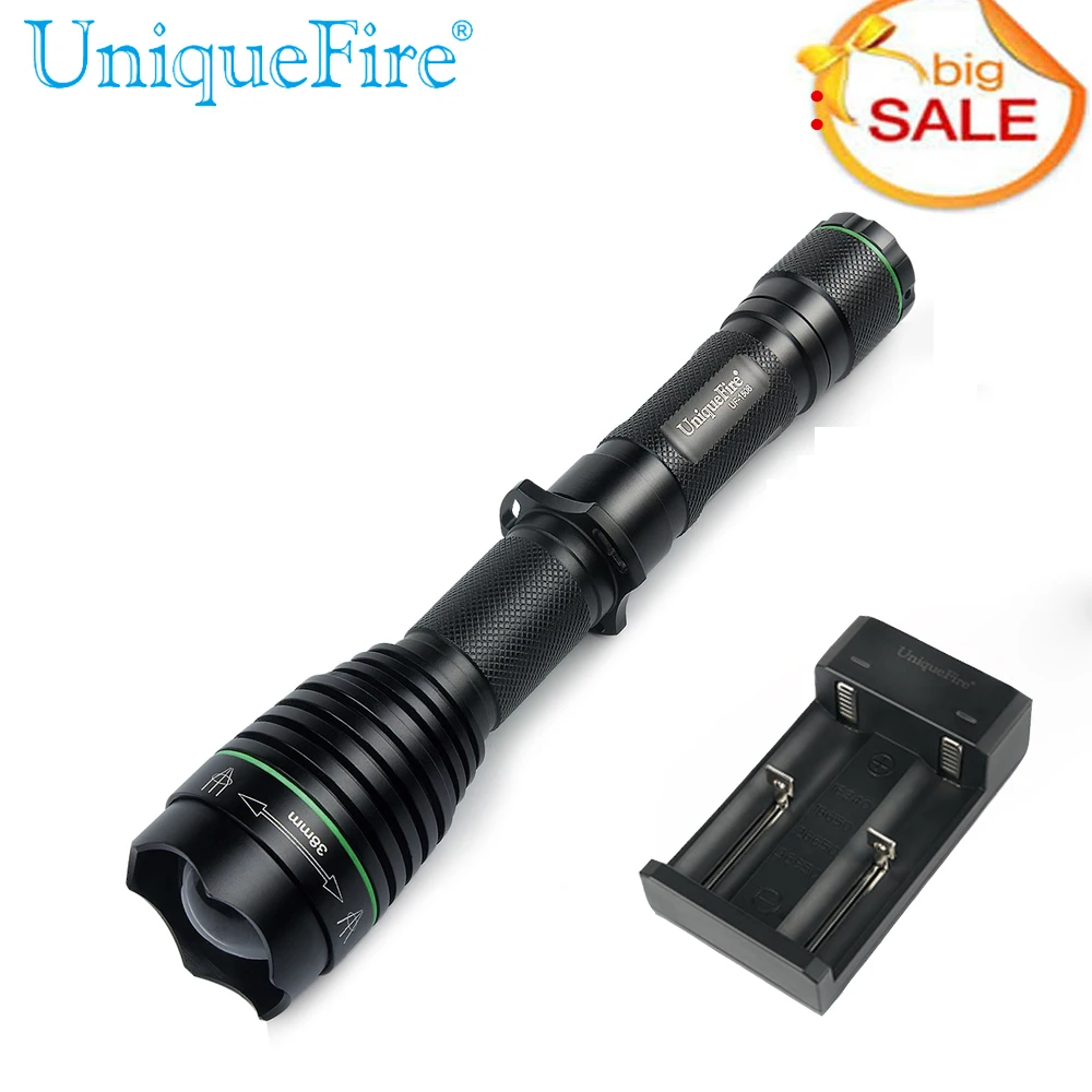 UniqueFire 1508-38 Светодиодный фонарь Cree q5 мощный для кемпинга спорта аварийного