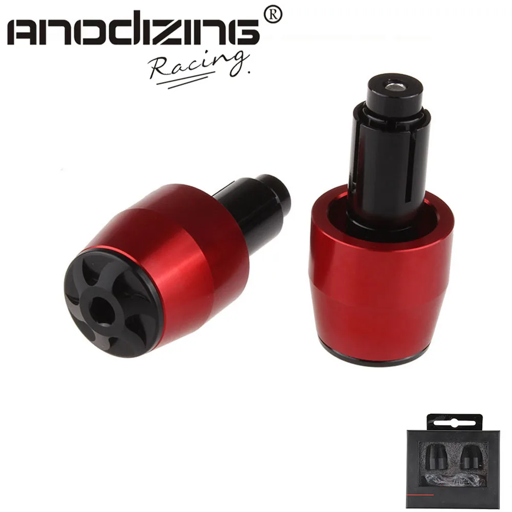 Universal Aluminum adjustable Motorcycle Motorbike Handlebar Grips End