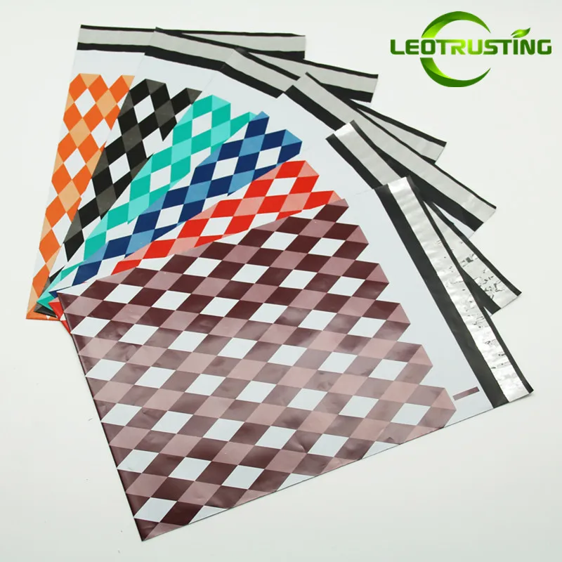 

Leotrusting 26x33+4cm Creative Square Poly Mailer Bag Adhesive Packaging Envelope Bag Wedding Party Christmas Gifts Package Bag