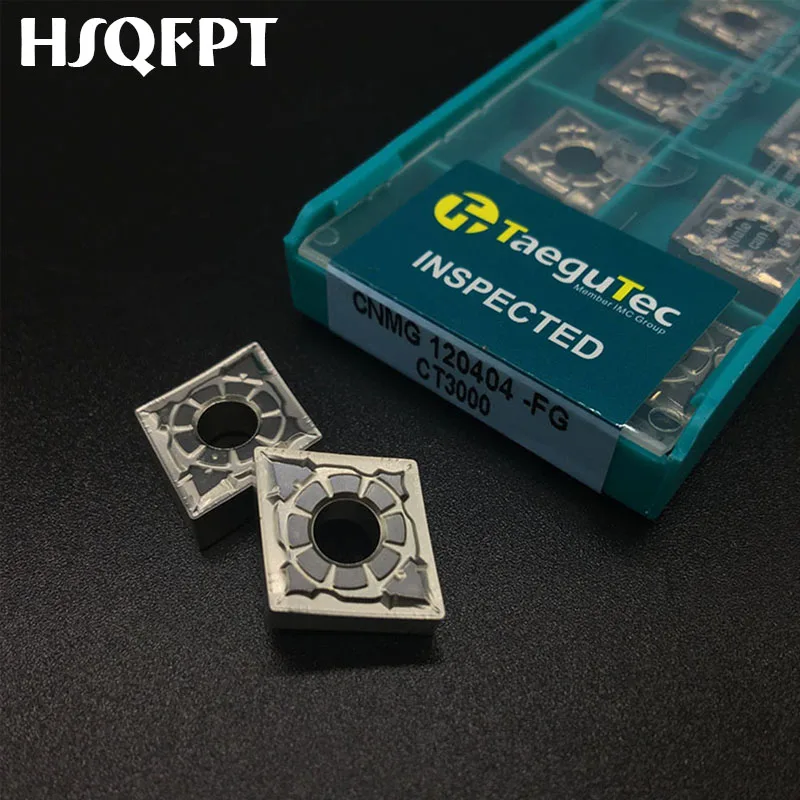 

10PCS CNMG120404 FG CT3000 External Turning Tools Cermet Grade Carbide insert Lathe cutter Tool Tokarnyy turning insert