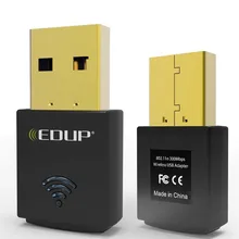 EDUP EP-N1557 черный Realtek RTL8192CU 300 Мбит/с мини USB Lan Wifi беспроводная сетевая карта Адаптеры 50 шт./лот