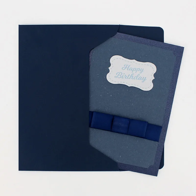 

Letters Business Classic Blue Letter Paper Handmade Greeting Card Love Paper Thanksgiving Blessing Birthday Card Writing Paper