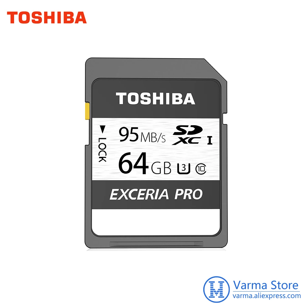 Дешевый Toshiba exceria pro SD карты N401 карту памяти SD UHS I U3 64 Гб Class10 4 K UltraHD карты флэш памяти SDXC