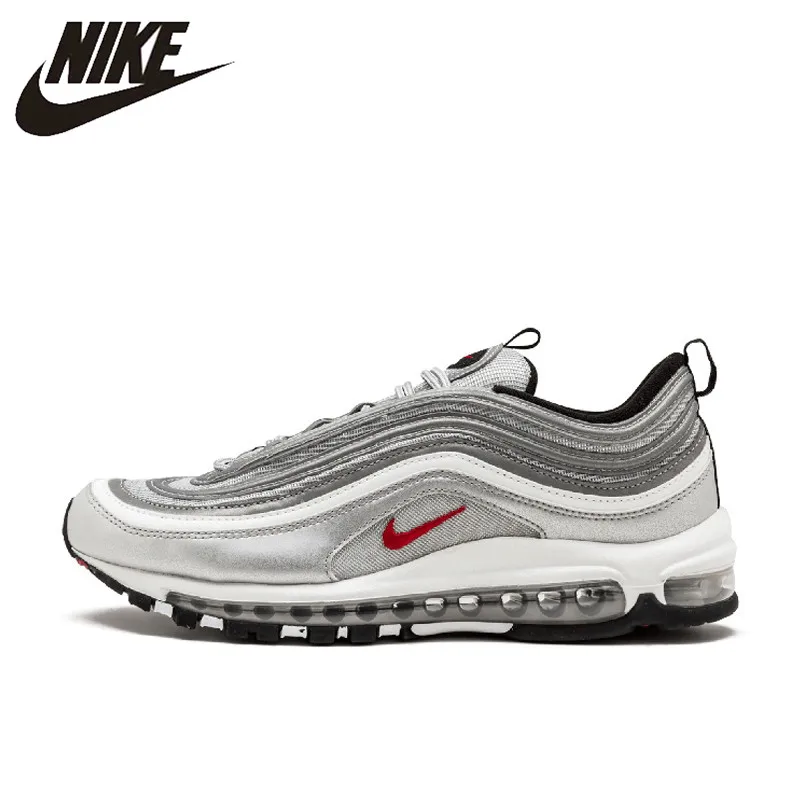 

Original Nike Air Max 97 OG QS 2017 RELEASE Men's Running Shoes,Official New Arrival Genuine Breathable Outdoor Sports Shoes