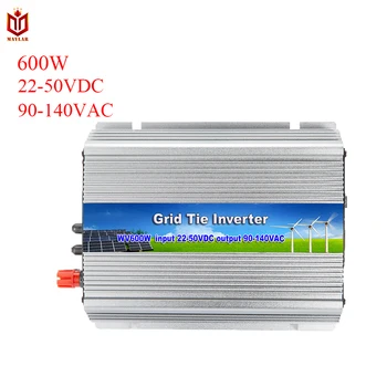 

MAYLAR@ Input22-50VDC,600W Grid Tie Pure Sine Wave Inverter Power inverter,Output90-140VAC,50Hz/60Hz For Solar System