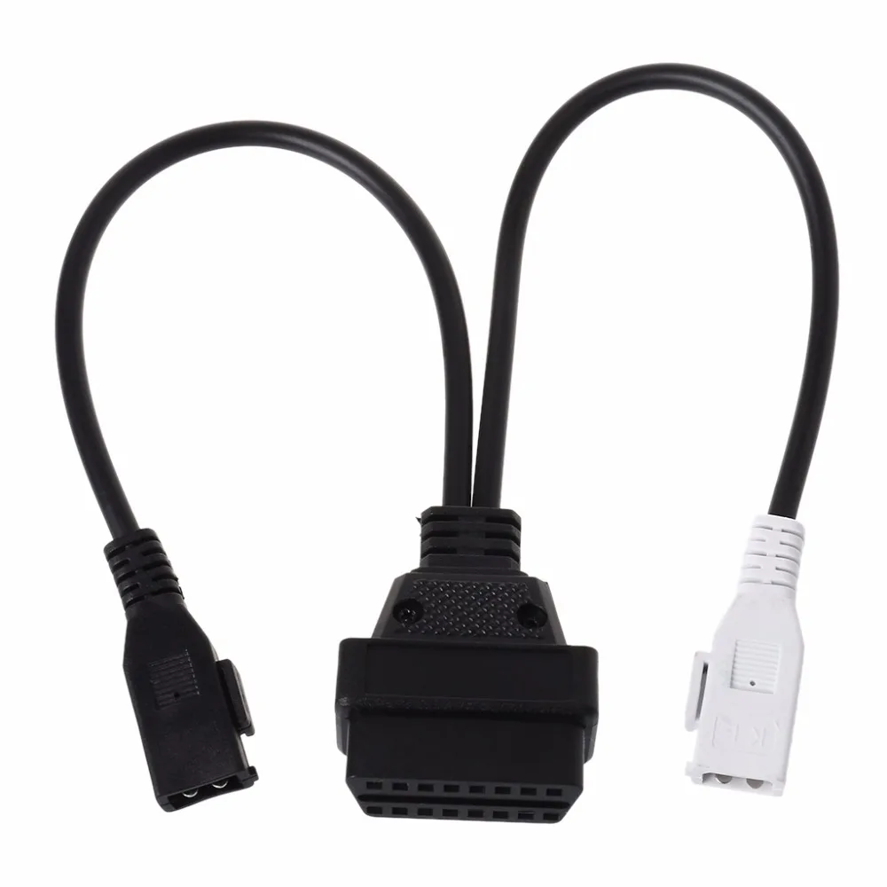 1 шт. 2X2 16 контактный Женский Диагностический разъем OBD2 адаптер VAG кабель для