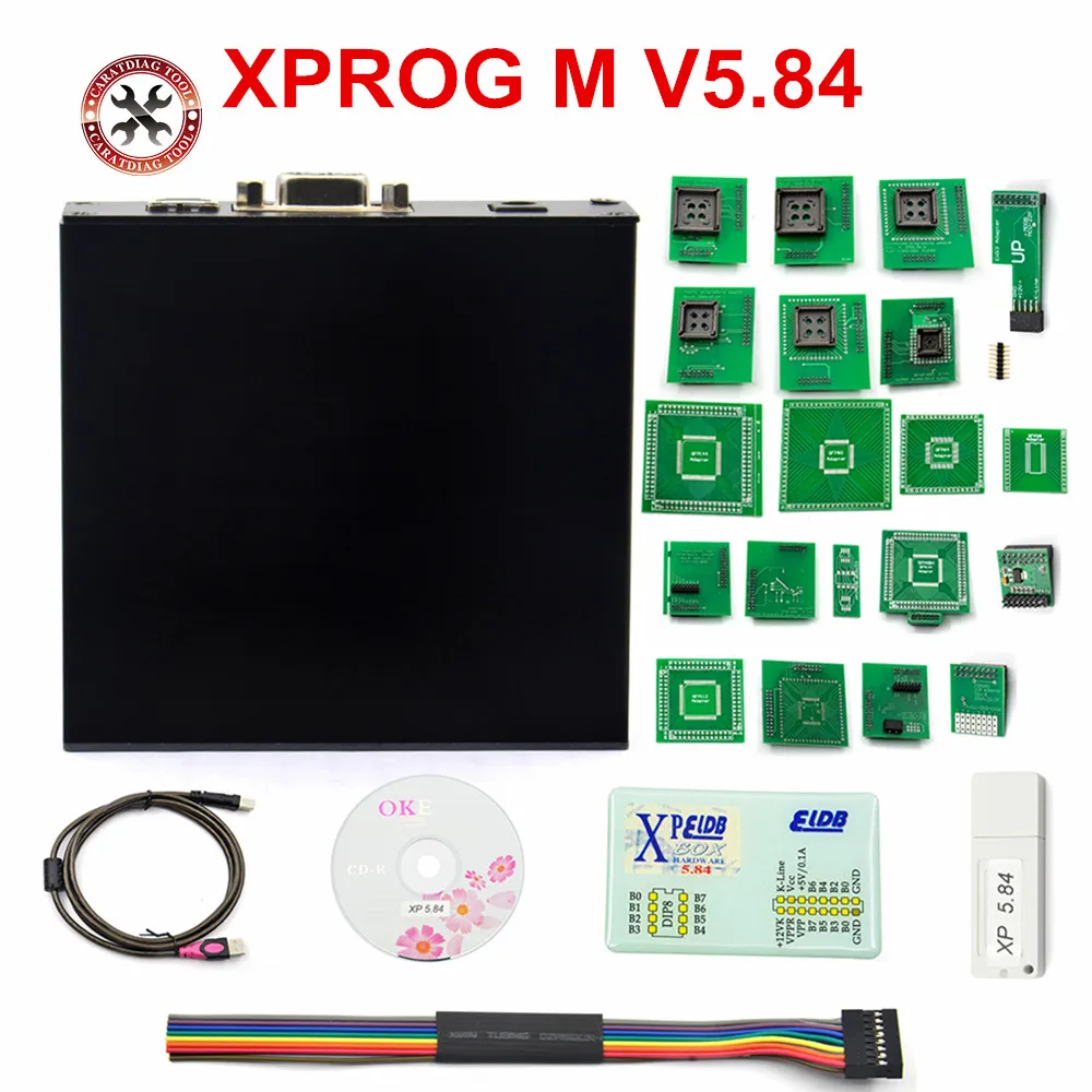XPROG M V5.84 Newest Version Update XPROGM V5.55/5.70/5.72 Auto ECU Programming Interface Powerful Function Ecu Chip Tuning