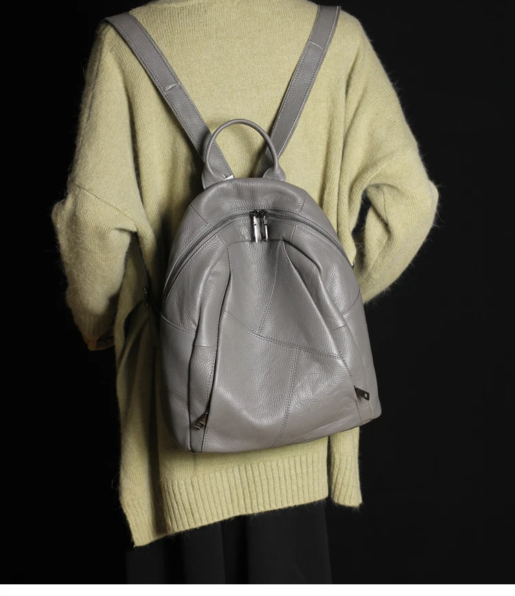 IPinee вместительные женские рюкзаки из натуральной кожи, женская школьная сумка, рюкзак для ноутбука