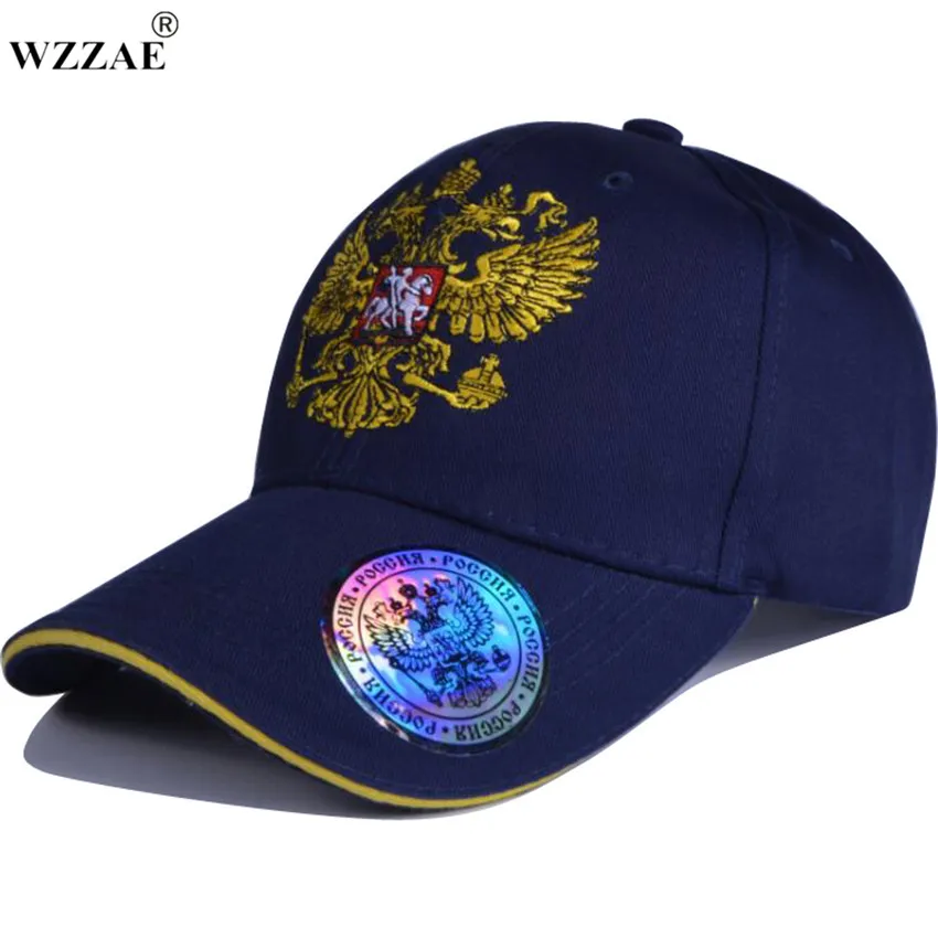 Новинка унисекс хлопок уличная бейсболка герб России вышивка Snapback модные спортивные шапки для мужчин и женщин Кепка Патриот