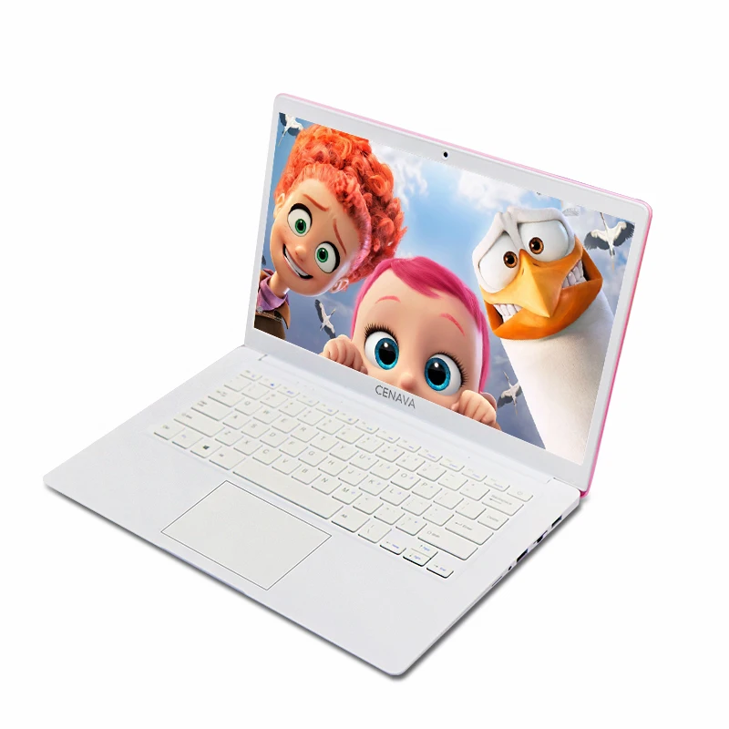 Win10 14 дюймов 1366*768 ультрабук Cenava F142 ноутбук Intel Celeron j3455 6G ram 160G/320G/500G/IT HDD офисный