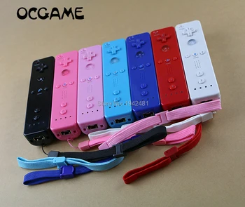 

OCGAME By DHL Good quality 7 colors wireless controller Remote Controller with Strap for WII 20PCS/LOT