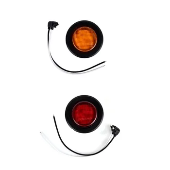 

New Waterproof DC 12V Security Alarm Strobe Warning Signal Flashlight Red And Yellow Car accessories