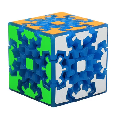 Зубчатый бренд гарантия 3x3x3 Кубик Рубика для профессионалов соревнования головоломка с быстрым кубом крутые детские игрушки детские подарки - Цвет: Luminous blue