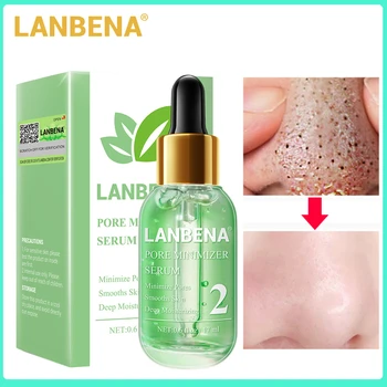 

LANBENA Acne Treatment Blackheads Shrink Pores Peeling Acne Essence Remove Black Spots Clean Deep Face Smooth Serum Skin Care