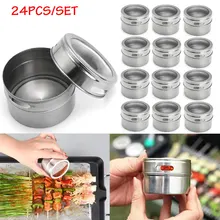 Нержавеющая сталь баночка для специй кухонные аксессуары контейнер для приправы бутылка стеклянная перечница, солонка для специй инструмент для приготовления пищи