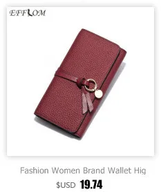 Ladies Cowhide Genuine Leather Wallet Long Female Purse Fashion Womens Wallets Famous Brand Coin Purses Card Holders Hasp