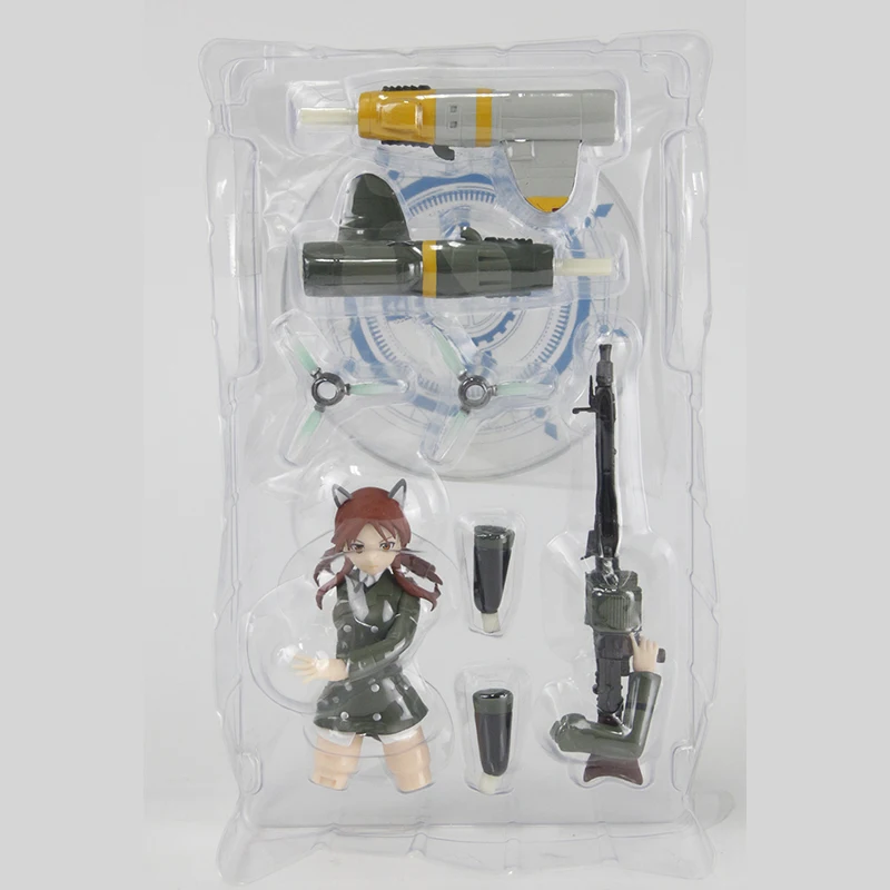 

ZHAIDIANSHE anime Minna Charlotte PVC action figure 17cm toys gift collectible model strike witches toys for children