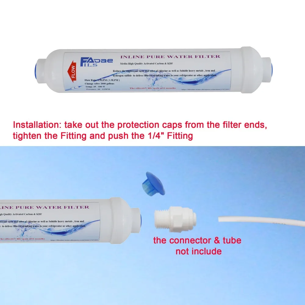 Inline KDF filter installation