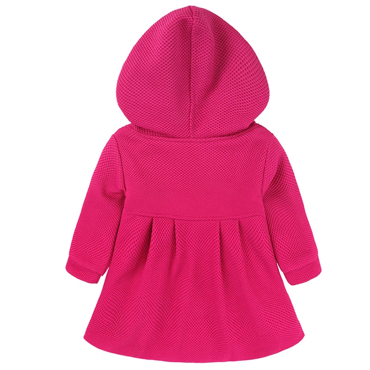 DIMUSI/зимние розовые куртки для девочек модная плотная верхняя одежда для малышей, пальто с капюшоном Детская ветровка, верхняя одежда, 3 года EA052
