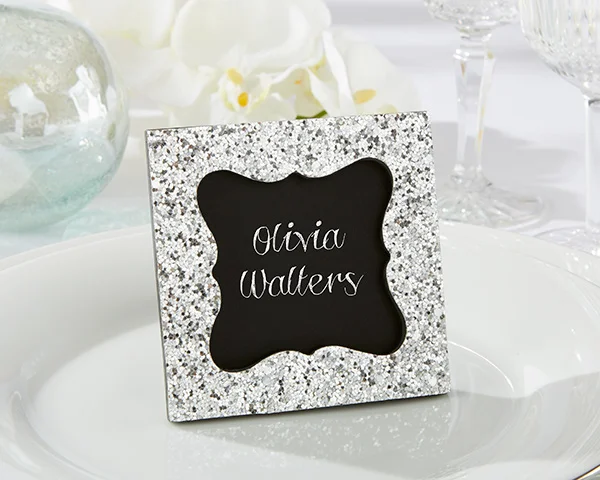 Free-Shipping-20pcs-lot-Wedding-Favors-SPARKLE-AND-SHINE-SILVER-GLITTER-FRAME-or-ALL-THAT-GLITTERS (2)