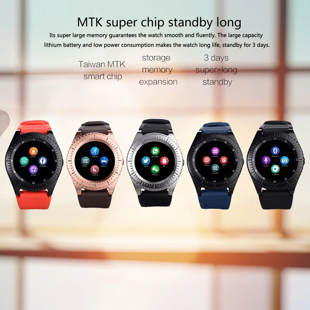 Z3 Bluetooth Smartwatch Фитнес трекер Шагомер с анти пот группа поддержка сим карты