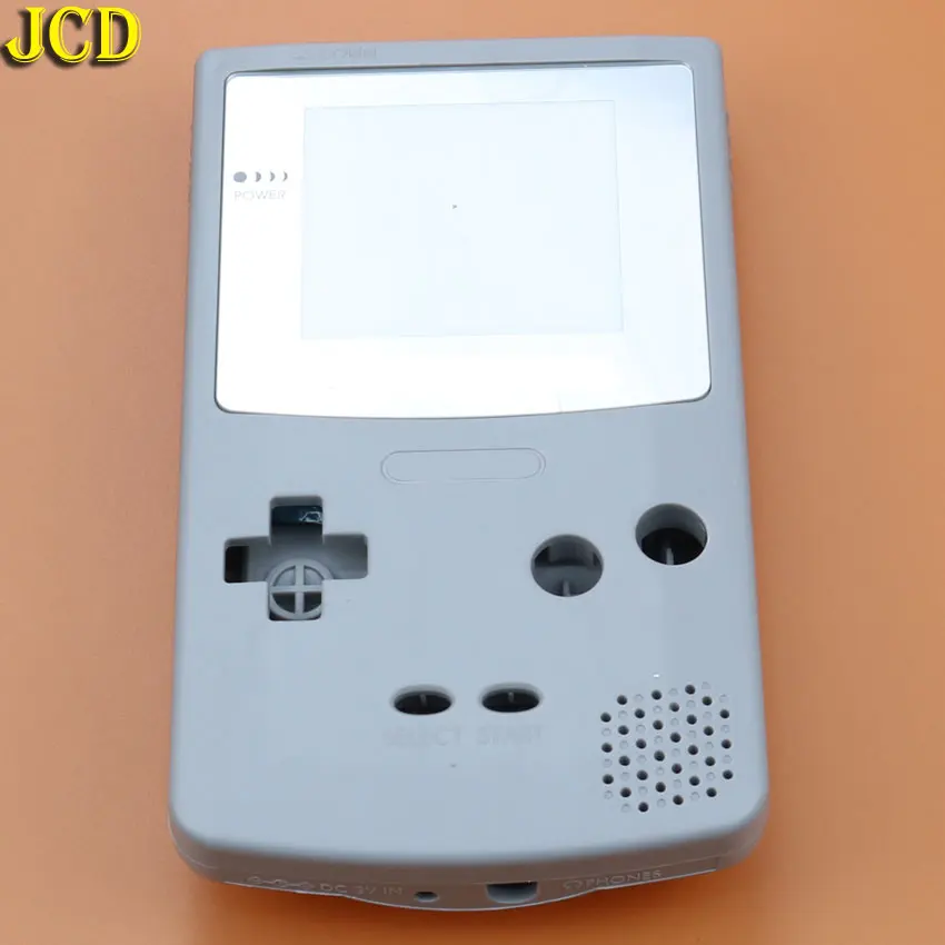 JCD 1 шт корпус оболочка Крышка для kingd GameBoy цвет корпус gbc, чехол Упаковка - Цвет: gray