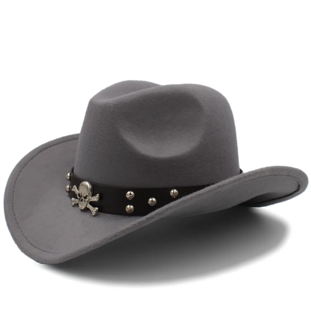 Мужская шерстяная открытая западная ковбойская шляпа джентльмен Джаз Heren Hoed Sombrero Hombre Монтана Кепка размер 56-58 см