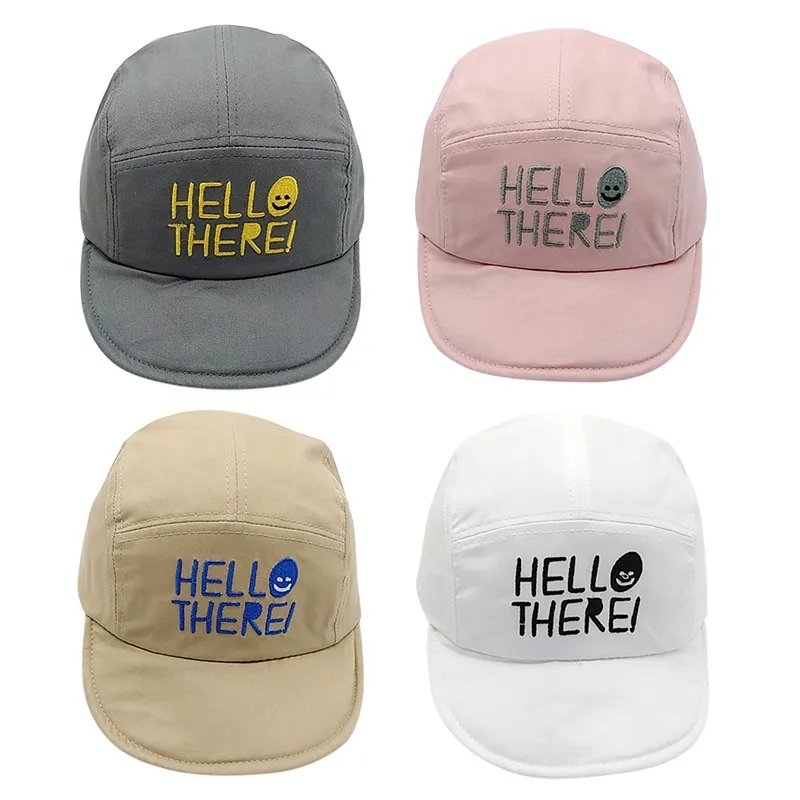 

New Boys Girls Caps Children Visor Kids Beanie Hip Hop Hats Baby Sunshade Hats Baseball Cap 2