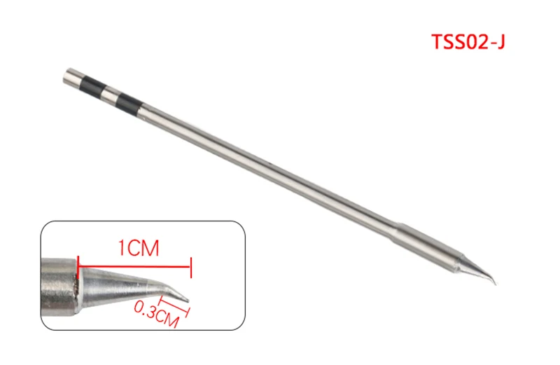 TSS02 серии Электрический паяльник головы свинца Железный кончик паяльника комплект для быстрого 120 Вт TS1200A паяльная станция