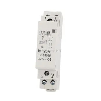 

HC1-25 25A Household AC 220/240V Coil 25A AC 250V 2P Enclosed AC Contactor HC1-25