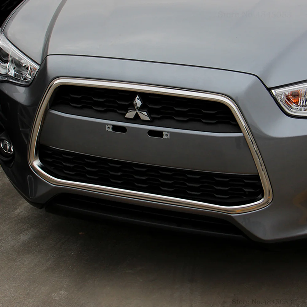 AITWATT для Mitsubishi ASX 2013 2014 2015 ABS Хромированная внешняя Передняя средняя решетка