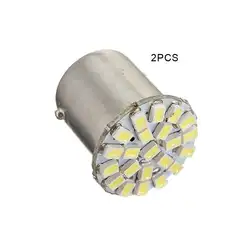 Изысканно Разработанный 2 x BA15S P21W 1156 22 светодиодный 1206 SMD Автомобильный задний боковой индикатор лампы парковки