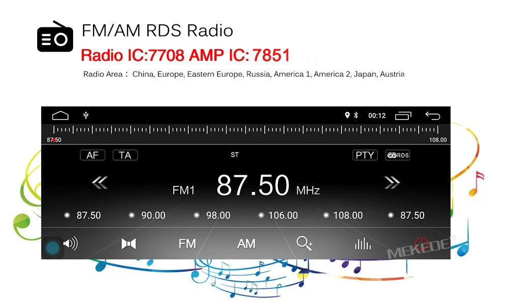 MEKEDE 8," Android9.1 автомобильный Радио gps для BMW E46 M3 318i 320i 325i поддержка SWC аудио wifi 4G BT телефон