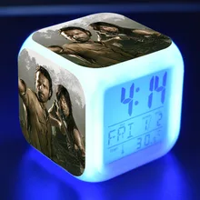 The Walking Dead сезонный светодиодный Будильник мультипликационный Цифровой Детский будильник игрушки Пробуждение свет светодиодный часы стол Reveil стол Wekker