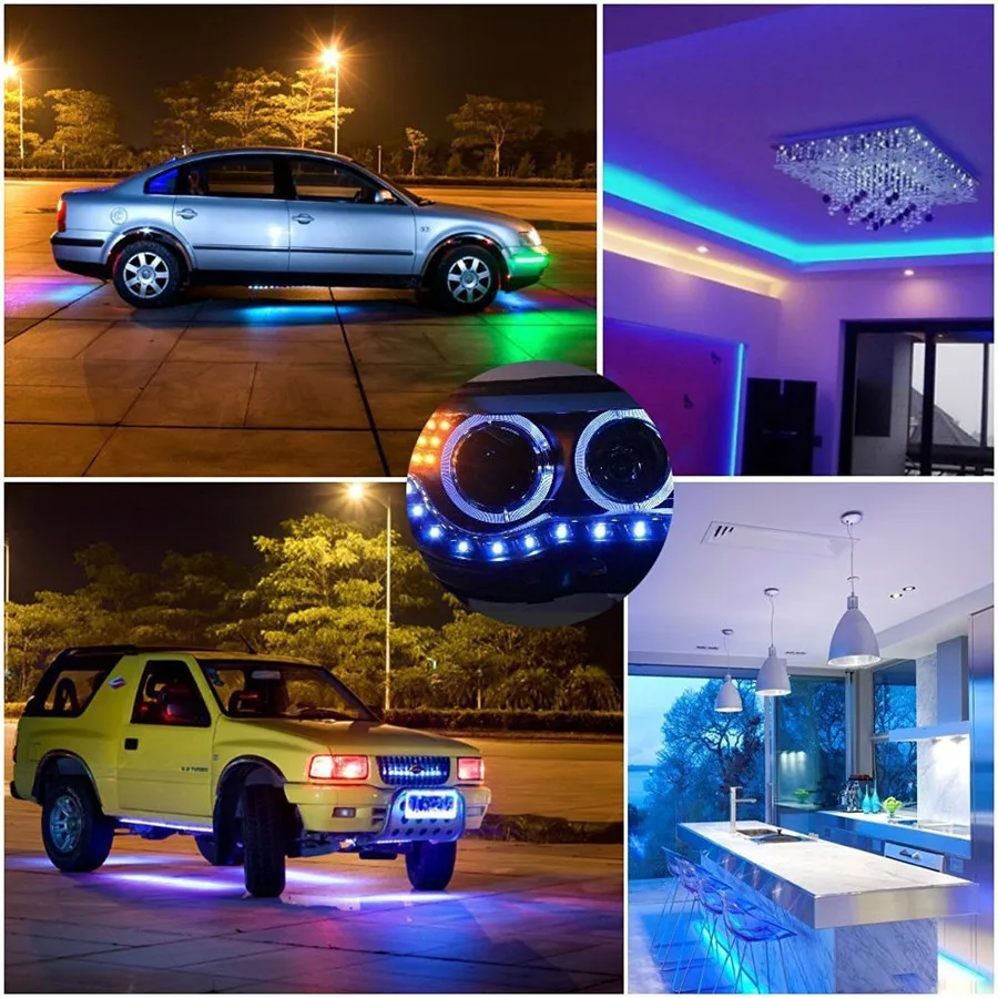 DC12V 5050 Светодиодная лента водонепроницаемый RGB RGBW светодиодный светильник гибкая