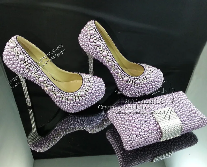 Buy purple bridal shoes women shoes and matching bag