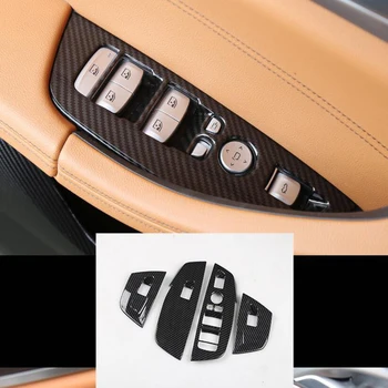 

For BMW X3 2018 4PCS ABS Chrome Car Interior Door Window Lift Glass Switch Buttons Cover Moldings Car Styling Auto Accessories